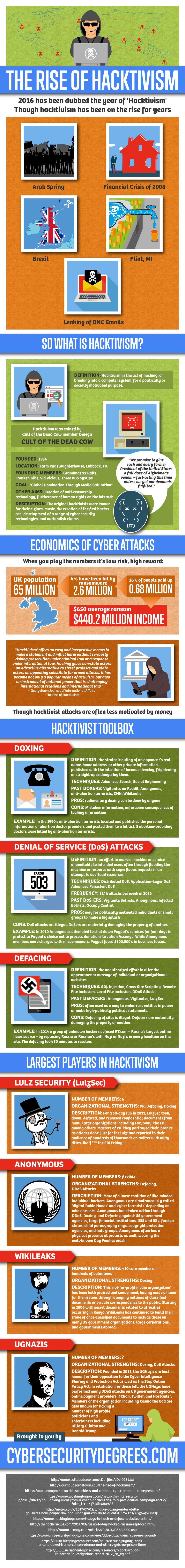 The Rise of Hacktivism [Infographic]